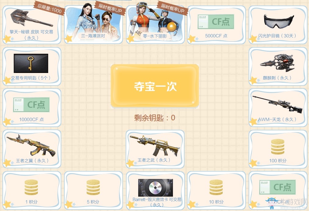 《CF》7月夏日泳裝許愿活動(dòng)