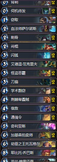 《爐石傳說》暗影崛起剽竊奇跡賊卡組推薦