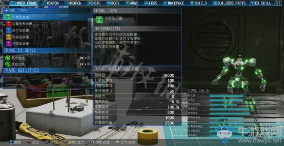 《新高達破壞者》平衡型框體介紹