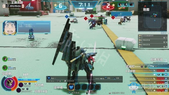 《新高達破壞者》戰斗界面介紹