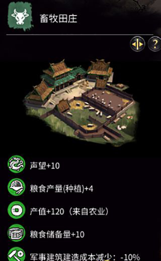 《全面戰(zhàn)爭：三國》牧場建筑一覽
