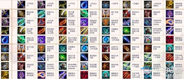 《云頂之弈》回藍裝備介紹