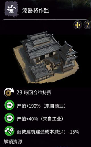 《全面戰(zhàn)爭：三國》手工作坊建筑一覽