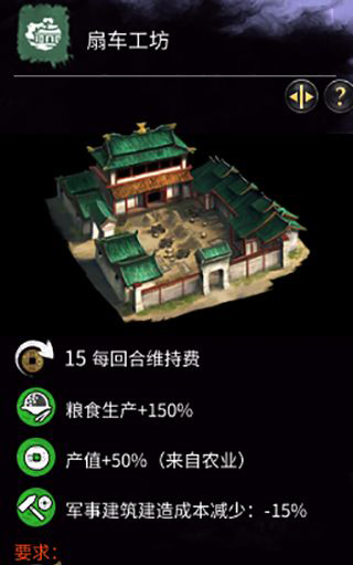 《全面戰(zhàn)爭：三國》官府支持建筑一覽
