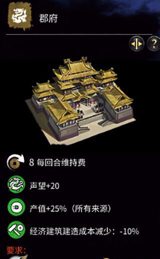 《全面戰(zhàn)爭：三國》公府建筑一覽