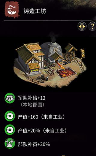 《全面戰(zhàn)爭：三國》黃巾軍-鍛坊建筑一覽