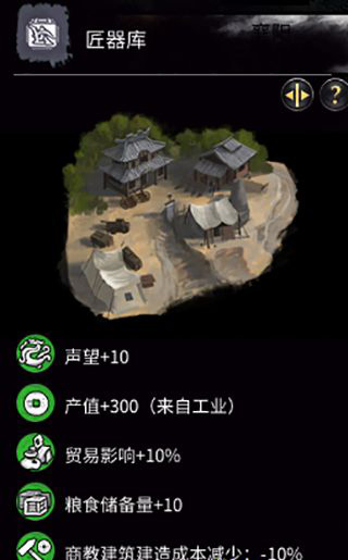 《全面戰(zhàn)爭(zhēng)：三國(guó)》工具建筑一覽