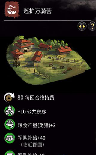《全面戰(zhàn)爭(zhēng)：三國(guó)》馬騰特殊建筑-西涼補(bǔ)給建筑一覽