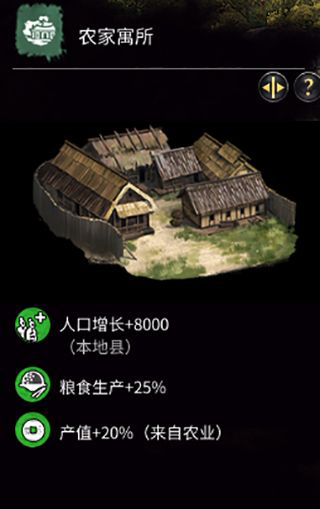 《全面戰(zhàn)爭：三國》黃巾軍-農(nóng)人寓所建筑一覽