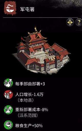 《全面戰(zhàn)爭(zhēng)：三國》曹操特殊建筑-屯田建筑一覽