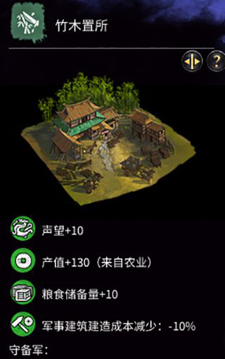 《全面戰(zhàn)爭：三國》竹木建筑一覽