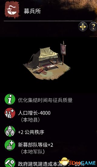 《全面戰(zhàn)爭(zhēng)：三國》董卓特殊建筑-強(qiáng)征建筑一覽