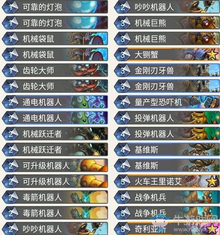 《爐石傳說》暗影崛起狂野機械獵卡組推薦