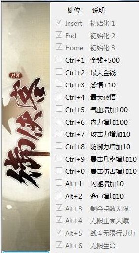 《御俠客》修改器介紹