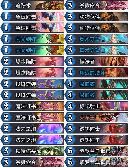 《爐石傳說》暗影崛起外服HamSkittle法強獵卡組推薦