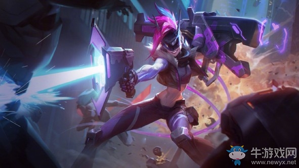 《LOL》源計劃 金克絲皮膚介紹