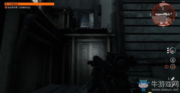 《德軍總部：新血液》第二兄弟樓-樓底任務流程