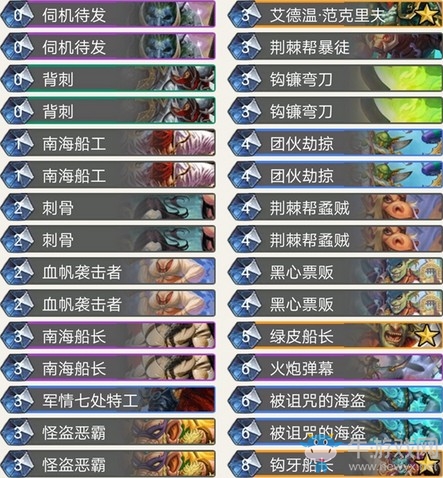 《爐石傳說(shuō)》奧丹姆奇兵盜賊威茲班卡組介紹