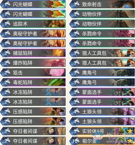 《爐石傳說》奧丹姆奇兵Nicholena奧秘獵卡組推薦