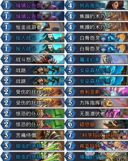 《爐石傳說(shuō)》奧丹姆奇兵城墻戰(zhàn)卡組推薦