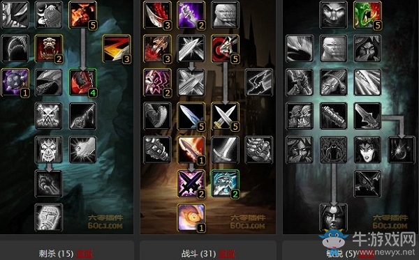 《魔獸世界懷舊服》盜賊PVE天賦攻略