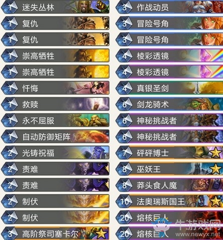 《爐石傳說》奧丹姆奇兵狂野佛祖騎卡組推薦
