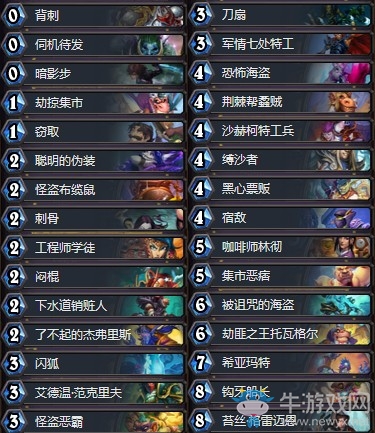 《爐石傳說》奧丹姆奇兵瓦莉拉宇宙賊卡組推薦