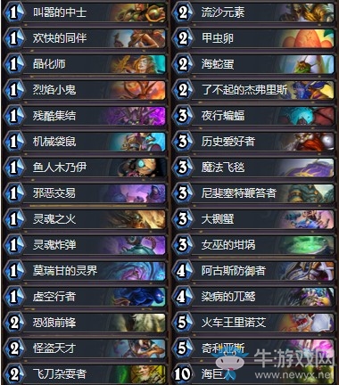 《爐石傳說》奧丹姆奇兵Bloody宇宙動物園卡組推薦