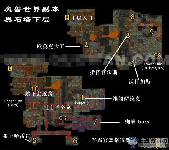 《魔獸世界懷舊服》黑石塔下層攻略