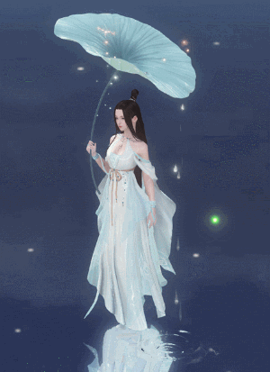 《逆水寒》背飾傘池荷圓影介紹