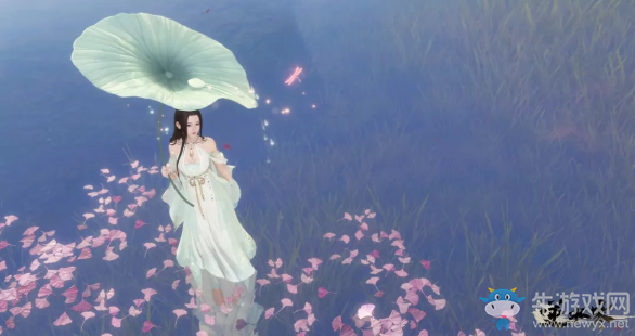 《逆水寒》背飾傘池荷圓影介紹