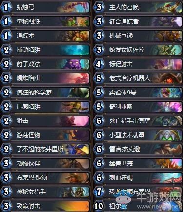 《爐石傳說》奧丹姆奇兵Duwin狂野宇宙獵卡組推薦