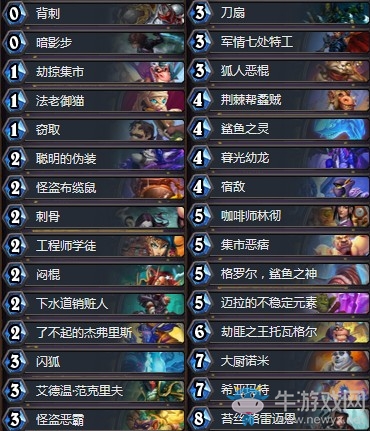 《爐石傳說》奧丹姆奇兵萬象宇宙賊卡組推薦