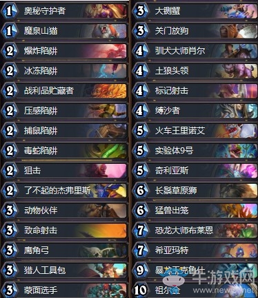 《爐石傳說》奧丹姆奇兵太極劍宇宙獵卡組推薦