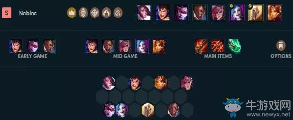 《云頂之弈》9.16版本貴族騎士海克斯四角戰陣玩法推薦