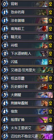 《爐石傳說》奧丹姆奇兵totosh節奏賊卡組推薦