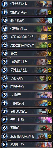 《爐石傳說》奧丹姆奇兵Nohandsgamer受傷節奏戰卡組推薦