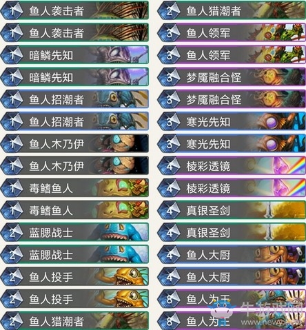 《爐石傳說》奧丹姆奇兵平民魚人騎卡組推薦