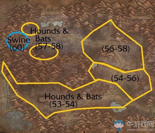 《魔獸世界懷舊服》剝皮賺錢地區匯總介紹