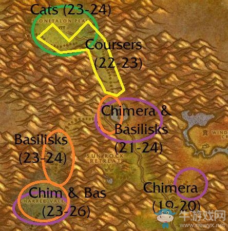 《魔獸世界懷舊服》剝皮賺錢地區匯總介紹