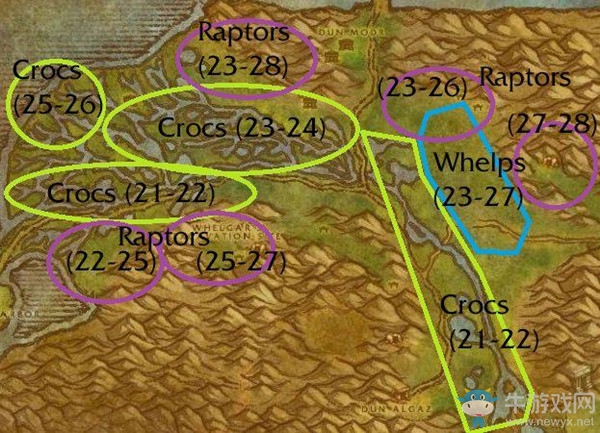 《魔獸世界懷舊服》剝皮賺錢地區匯總介紹