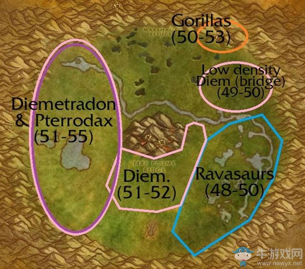 《魔獸世界懷舊服》剝皮賺錢地區匯總介紹