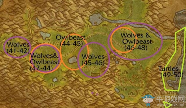 《魔獸世界懷舊服》剝皮賺錢地區匯總介紹