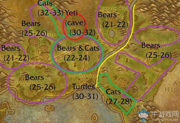 《魔獸世界懷舊服》剝皮賺錢地區匯總介紹