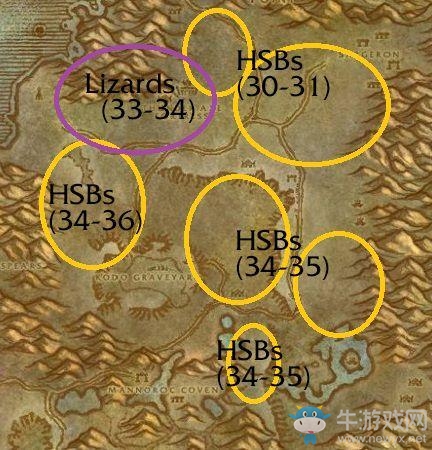 《魔獸世界懷舊服》剝皮賺錢地區匯總介紹