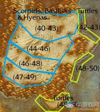 《魔獸世界懷舊服》剝皮賺錢地區匯總介紹