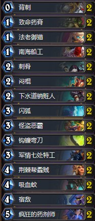 《爐石傳說》奧丹姆奇兵藍白節奏賊卡組推薦