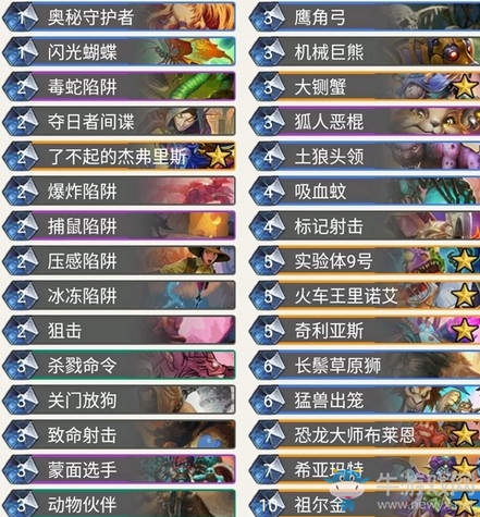 《爐石傳說》奧丹姆奇兵Casie宇宙獵卡組推薦