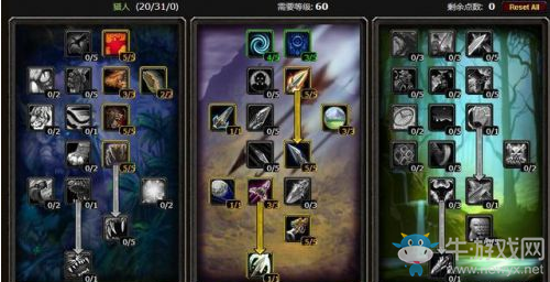 《魔獸世界懷舊服》全職業天賦加點大全