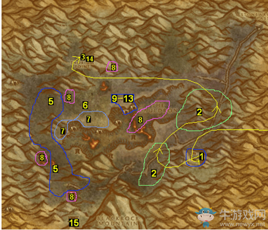《魔獸世界懷舊服》部落47-48級任務(wù)升級路線